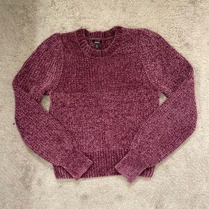 Buffalo David Bitton Burgundy Crew Neck Sweater